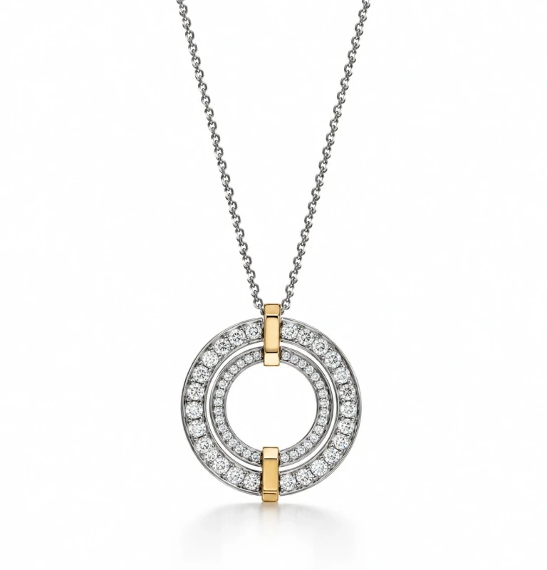 INTERLOCKING CIRCLES PENDANT