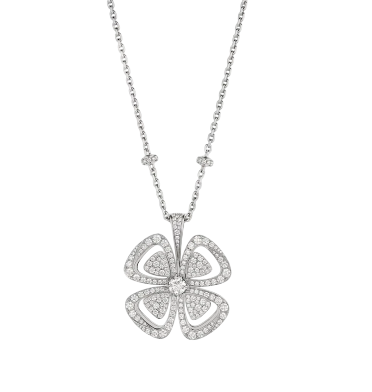 No name DIAMOND FLOWER NECKLACE nnFlower 1