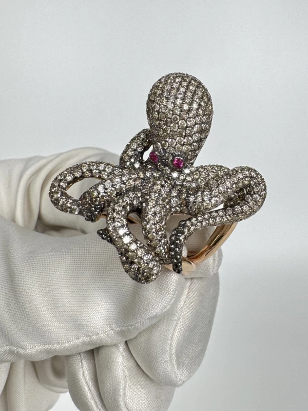Ювелирные украшения OCTOPUS DIAMOND RING Jewelry OCTOPUS DIAMOND RING 3