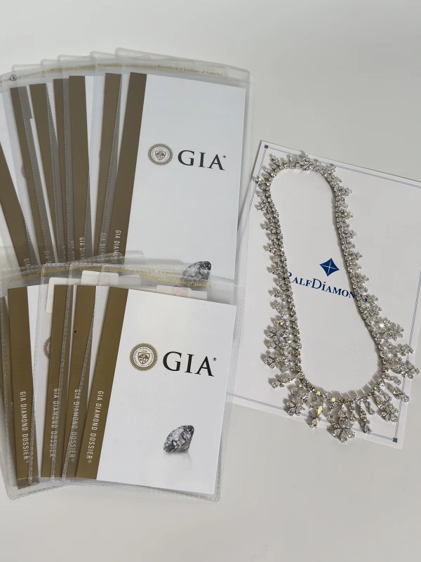 RalfDiamonds MARQUISE DIAMONDS NECKLACE RFD 65.27 CT 5