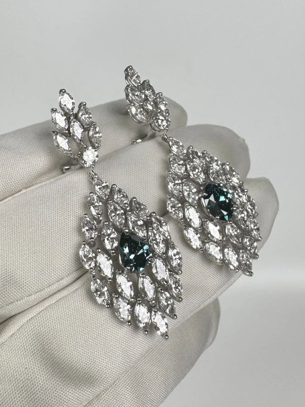 RalfDiamonds DIAMONDS 11.87 CT EARRINGS RFD7843 4