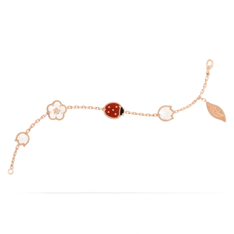 Van Cleef & Arpels Lucky Spring bracelet, 5 motifs VCARP7RR00 3
