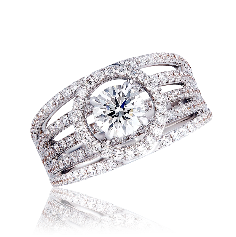 DIAMOND 0.72 CT G/VS2 RING (SIZE 54)