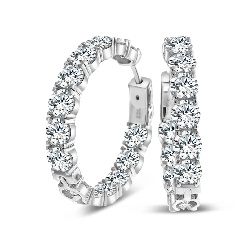 CONGO 17.15 CT DIAMOND EARRINGS