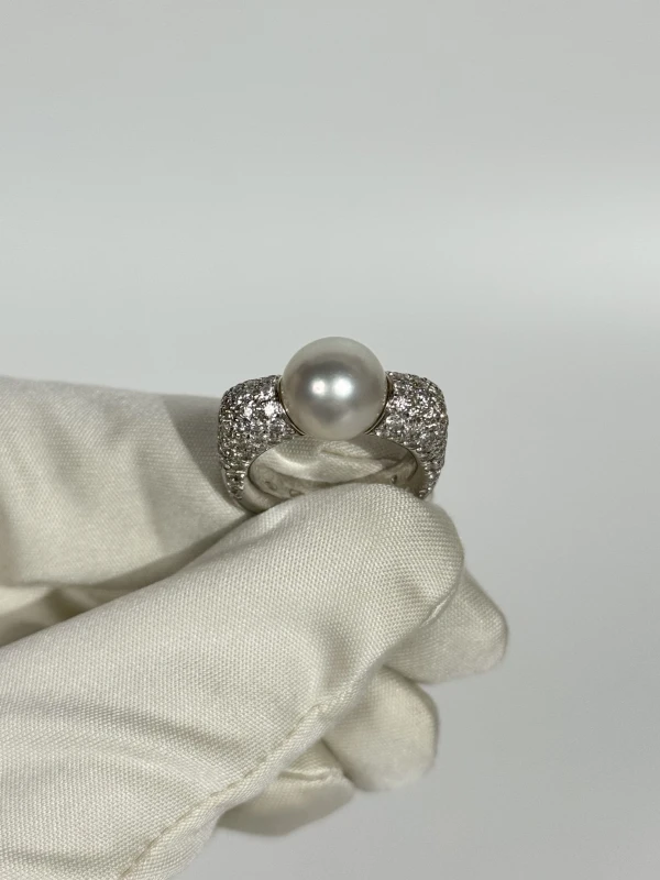 Мikimoto  КОЛЬЦО С ЖЕМЧУГОМ mikimoto 2