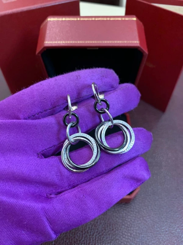 Cartier TRINITY EARRINGS N8500300 2