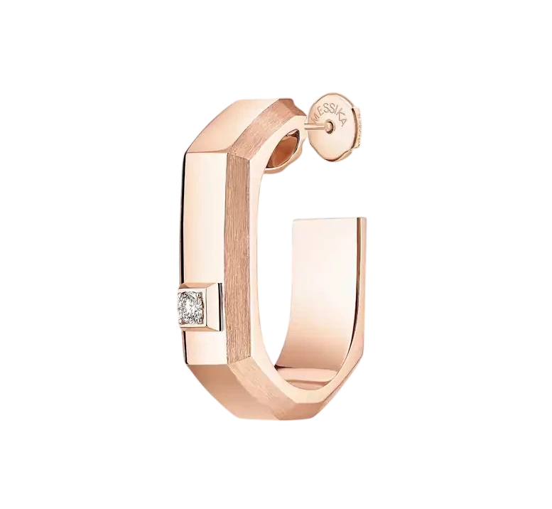 Moderniste single earring, medium model