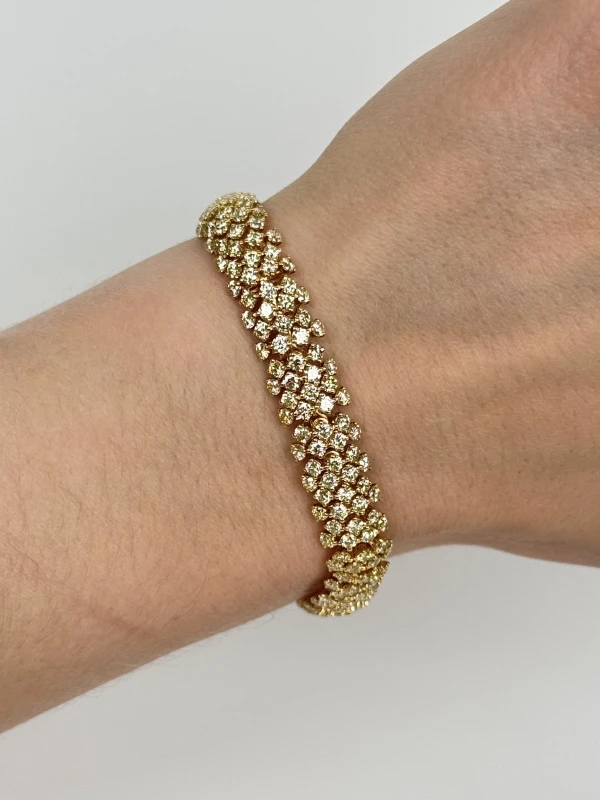DeRosa ROUND DIAMOND BRACELET 12.65 CT FY/VVS-VS B2654252B 4