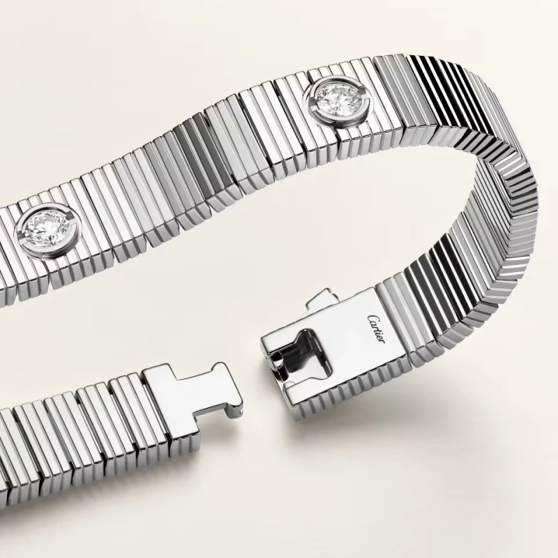 Cartier LOVE UNLIMITED BRACELET, FLEXIBLE, DIAMONDS (SIZE 18) B6094318 8