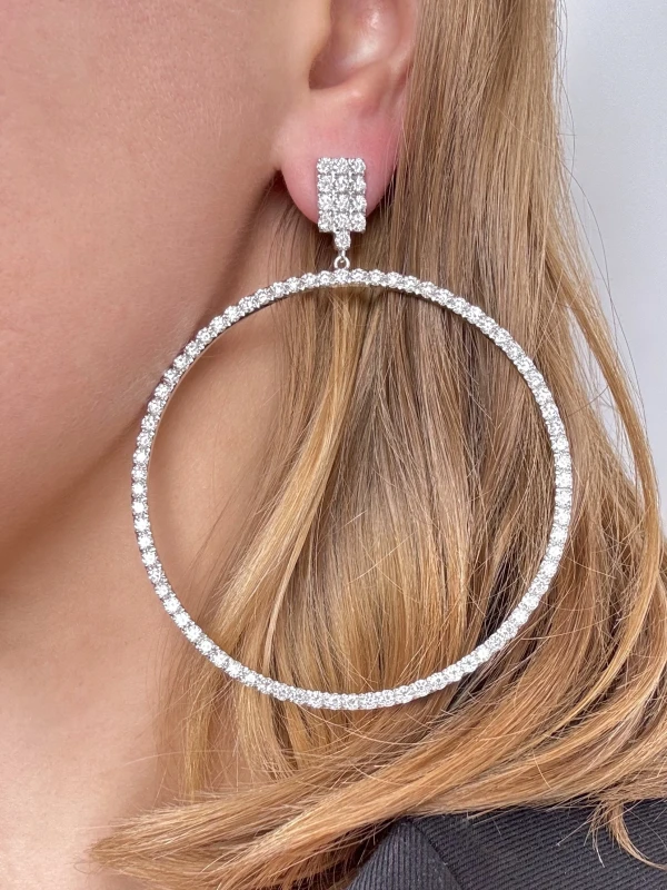 RalfDiamonds HOOP DIAMONDS EARRINGS RFD9412 2