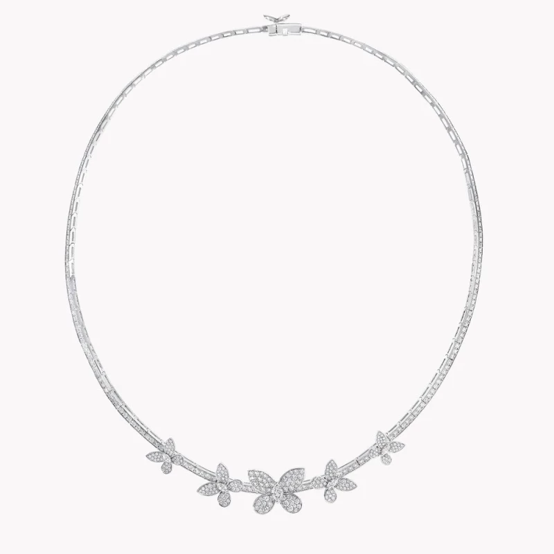 GRAFF Pavé Butterfly Diamond Necklace RGN890 2