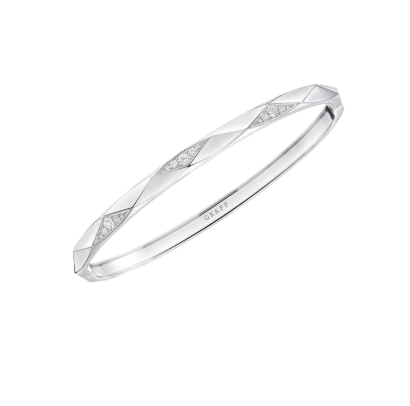 Laurence Graff Signature Pavé Diamond Bangle (SIZE 18)