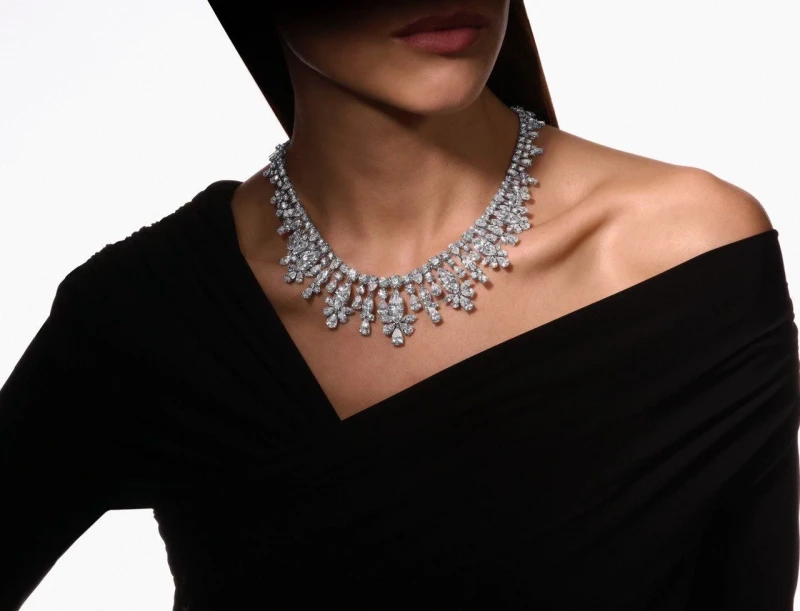 RalfDiamonds MARQUISE DIAMONDS NECKLACE RFD 65.27 CT 2