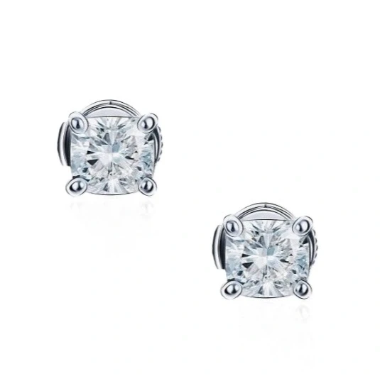 DIAMOND EARRINGS 1,00 CT F/VVS2-1,00 CT F/VS1