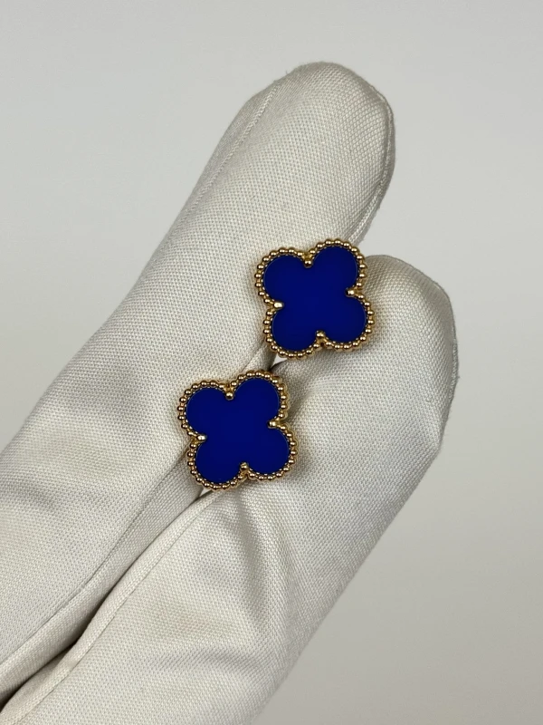 Van Cleef & Arpels Vintage Alhambra Earrings VCARP9SZ00 4