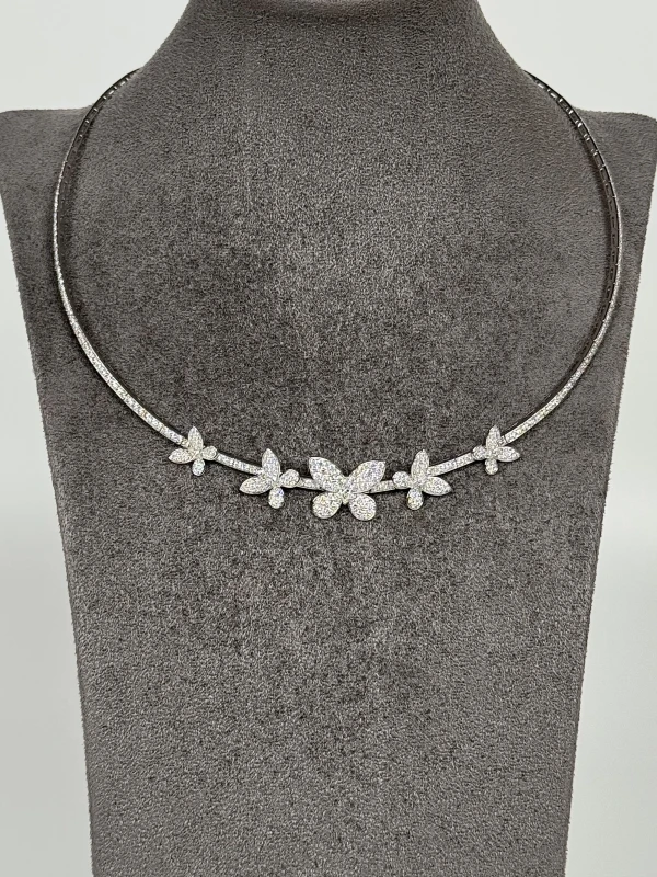 GRAFF PAVÉ BUTTERFLY DIAMOND NECKLACE RGN890 6