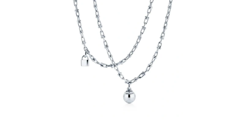 Small Wrap Necklace Tiffany HardWear Ball Necklace In Sterling Silver