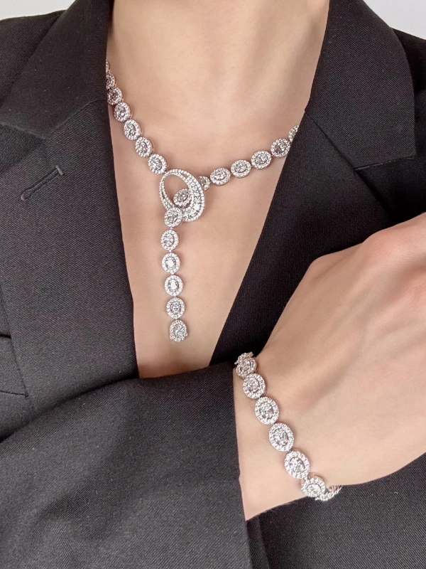 DeRosa DIAMOND 49.71 CT TRANSFORMABLE NECKLACE N824970 5