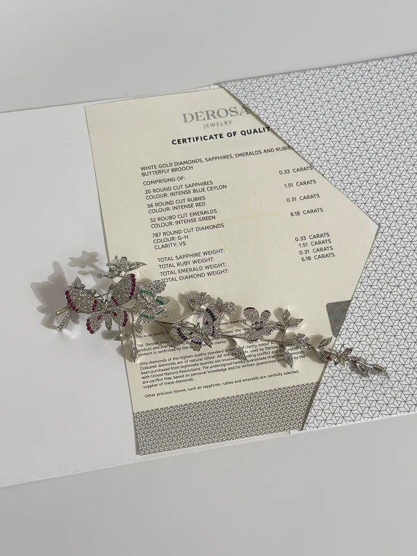 DeRosa BUTTERFLY BROOCH D55881721B 4