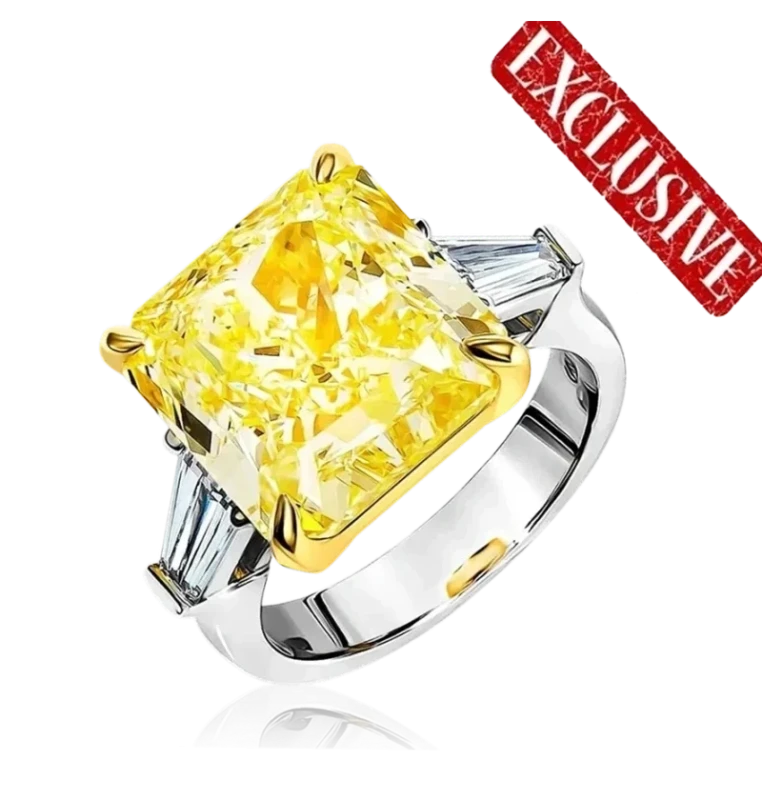 CUSHION DIAMOND 10.02 CT FANCY LIGHT YELLOW/VS1 RING (GIA)