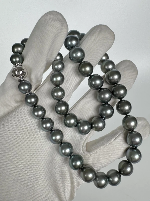 Mikimoto BLACK PEARL NECKLACE XNG 10516 BRX11213 3