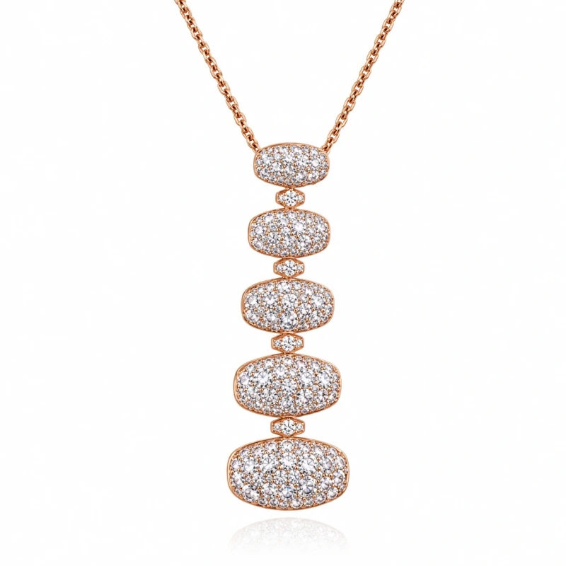 De Grisogono 5 TIER 3.65 CT DIAMOND PENDANT DR3.65 1