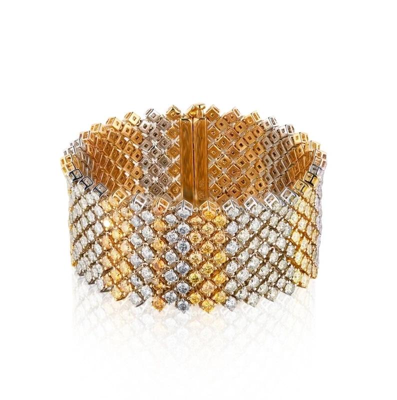 DIAMOND 27.28 CT MOSAIC BRACELET