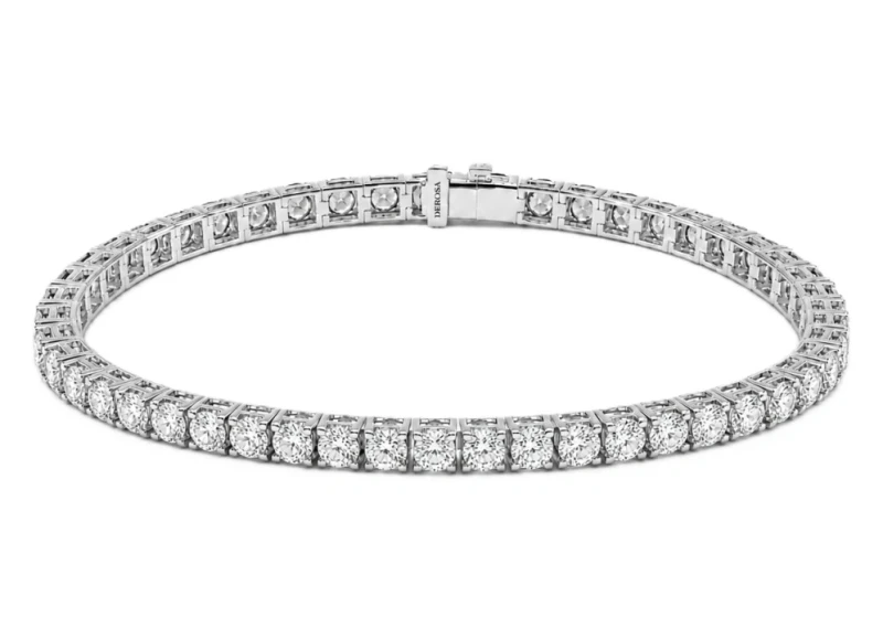 ROUND DIAMOND TENNIS BRACELET 4.05 CT