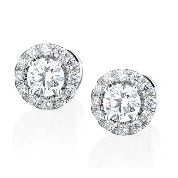 Earrings without a brand С БРИЛЛИАНТАМИ 0.70 CT H/VVS2 - 0.70 CT H/VVS2 0.70 CT H/VVS2 - 0.70 CT H/VVS2