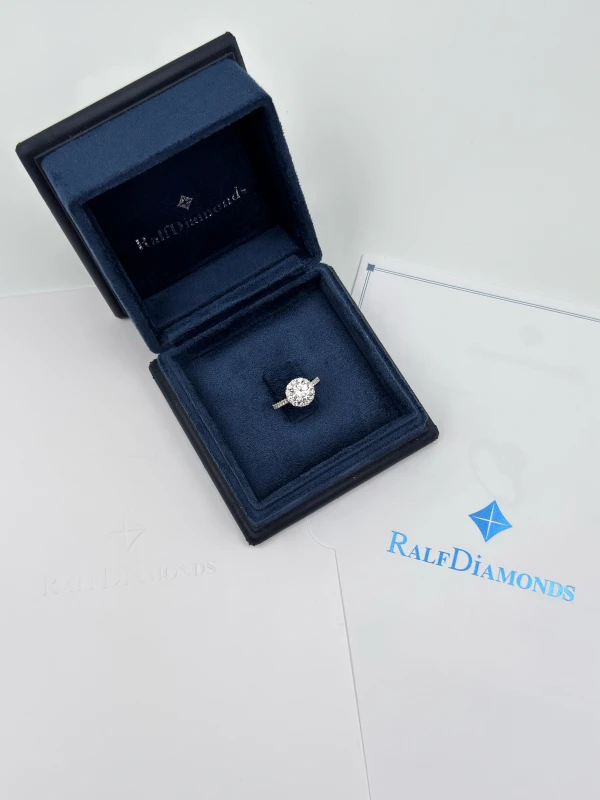 RalfDiamonds ROUND DIAMOND 1.15 CT E/VVS2 RING (SIZE 52) RFD 1.15 CT E/VVS2 4