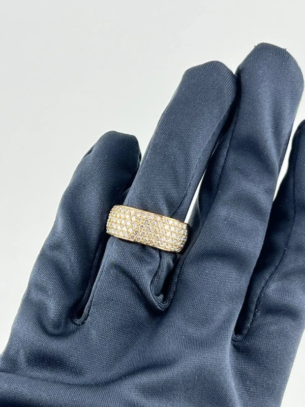 Cartier CLASSIC FIVE ROW DIAMOND PAVE RING B4075853 3