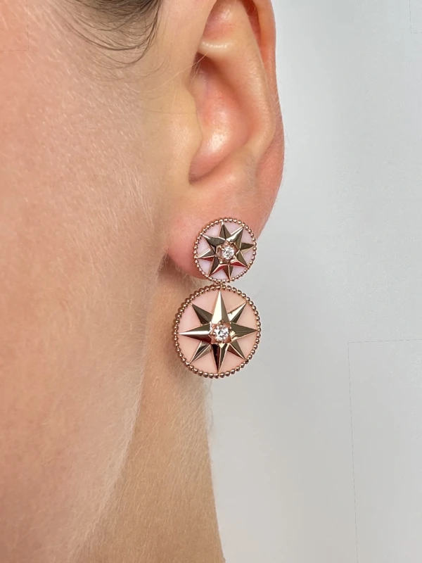 Dior ROSE DES VENTS EARRINGS JRDV95235 2