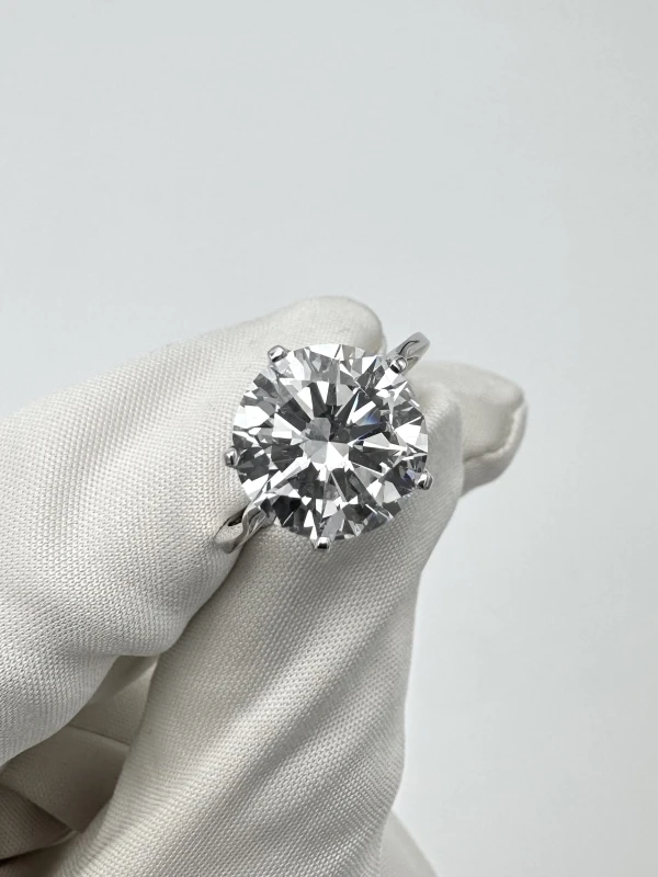 СЕРЬГИ NO NAME ROUND DIAMOND 4.01 D/VVS2 RING (GIA) NN4.01D 3