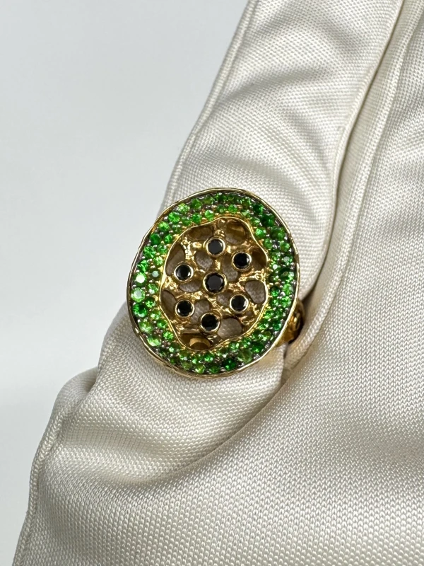 Jewellery theatre CARAVAGGIO RING KIWI (SIZE 55) JTCA 4