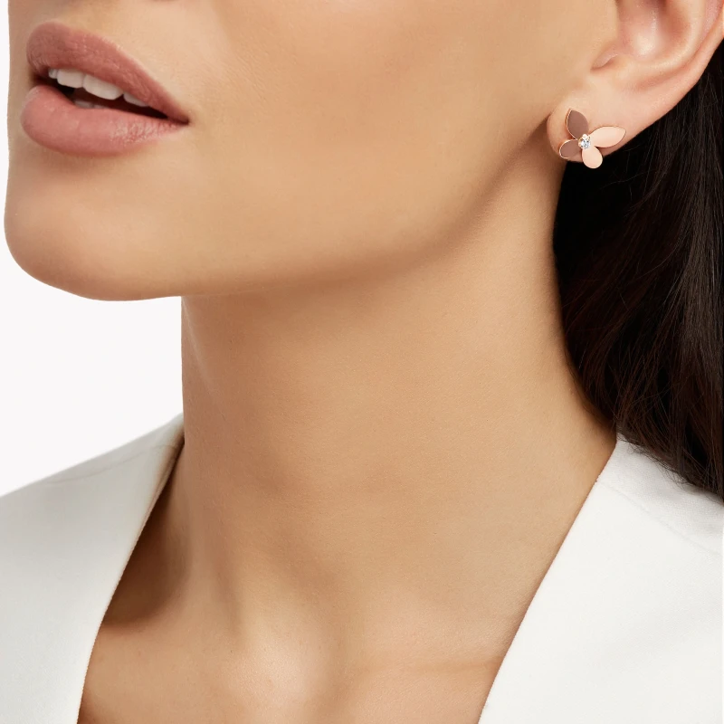 Graff Mini Butterfly Stud Earrings RGE1807 3