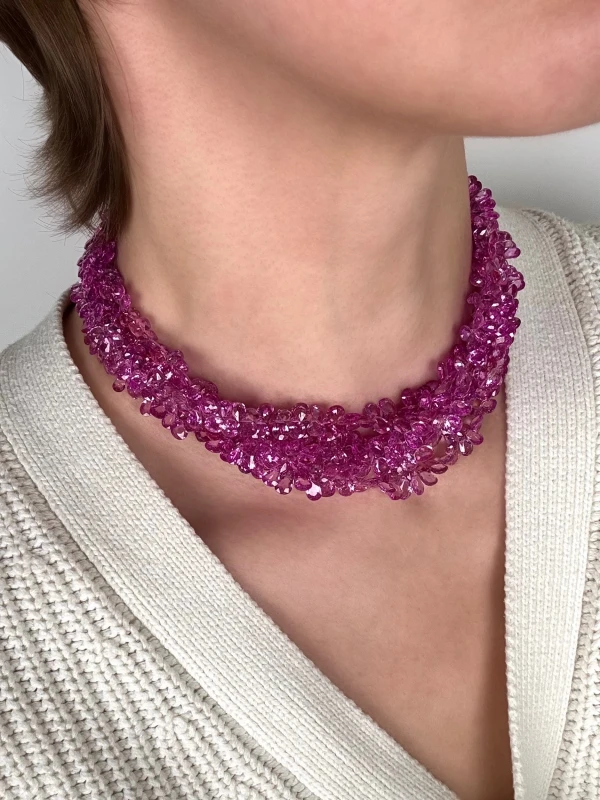 Adler SAPPHIRE AND DIAMOND NECKLACE ADLER Necklace 2