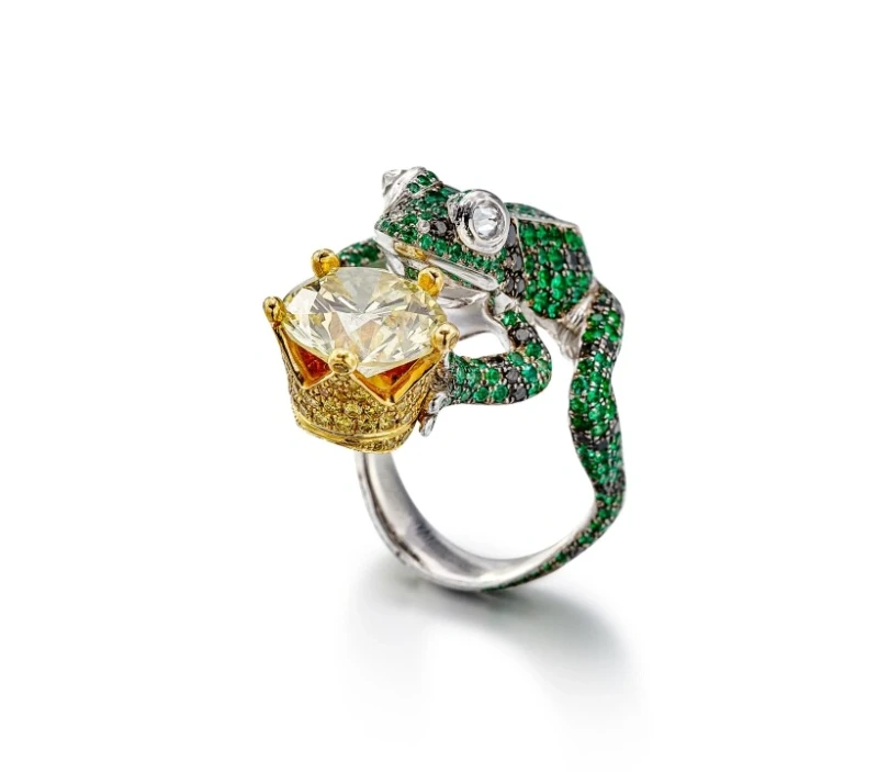 LIMITED EDITION ANIMAL WORLD DIAMOND 3.05 CT RING (SIZE 52)