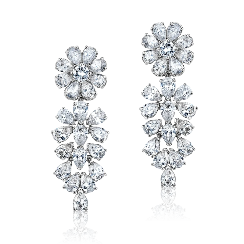 DIAMOND 16.41 CT EARRINGS