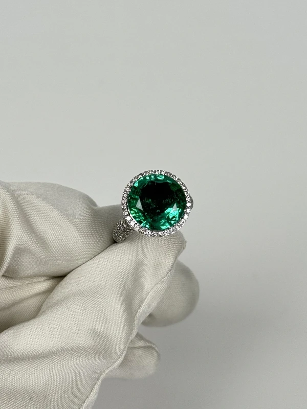 СЕРЬГИ NO NAME EMERALD 7.00 CT RING (SIZE 55) NN 7.00 CT 3