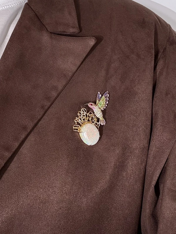 Earrings without a brand BIRD DROOCH NN1241 2