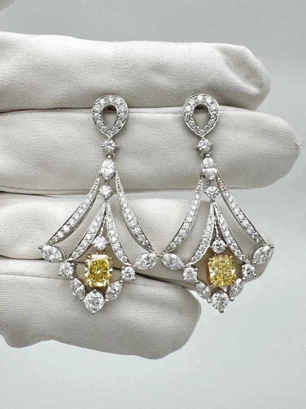 Tiffany & Co СЕРЬГИ С БРИЛЛИАНТАМИ 5,97 CT t & Co 3