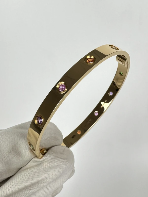 Cartier LIMITED EDITION LOVE BRACELET, SAPPHIRES (SIZE 16) B6093316 5