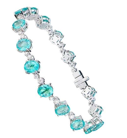 PARAIBA TOURMALINE 11.70 CT BRACELET