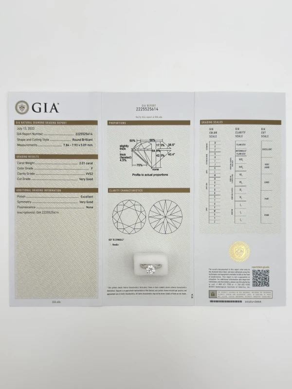 Earrings without a brand С БРИЛЛИАНТОМ 2.01 CT F/VVS2 2.01 CT F/VVS2 5