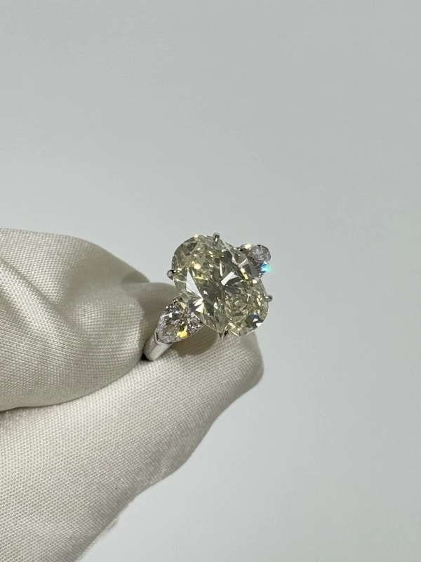 RalfDiamonds КОЛЬЦО С БРИЛЛИАНТОМ 5.18 CT N/VS2 (SIZE 52) RFD 5.18 CT 3