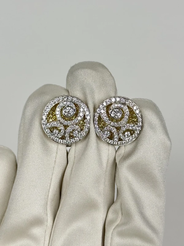 GRAFF DIAMOND ON DIAMOND EARRINGS RGE480 2
