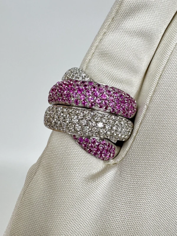 RalfDiamonds DIAMOND & SAPPHIRE RING RDef/vvs 3