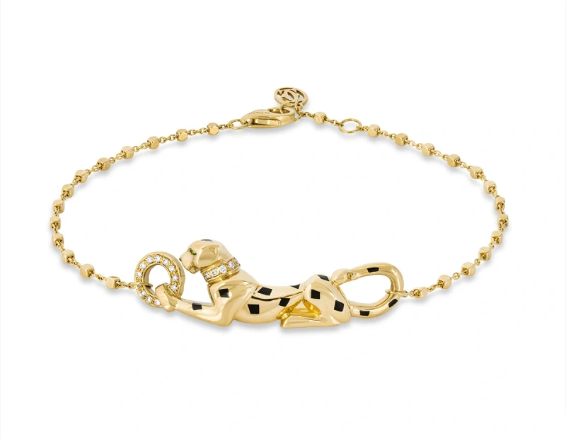 PANTHERE DE CARTIER BRACELET, DIAMONDS (SIZE 18)