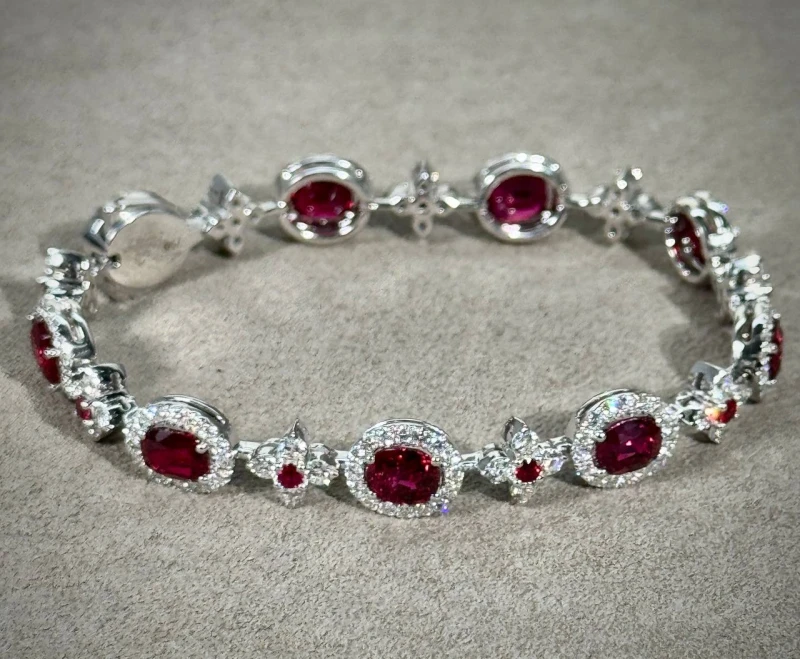 RalfDiamonds RUBY BRACELET 9.17 CTS 65RUBY4685 2