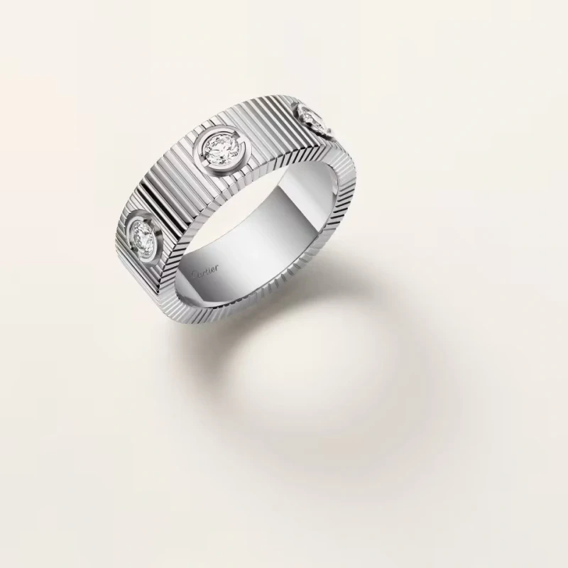 Cartier LOVE UNLIMITED RING, 6 DIAMONDS (SIZE 54) B4250154 2